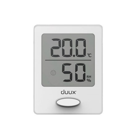 Duux | Biały | Wyświetlacz LCD | Higrometr + Termometr | Sense Duux | Biały | Wyświetlacz LCD | Higrometr + Termometr | Sense