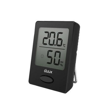Duux | Czarny | Wyświetlacz LCD | Higrometr + Termometr | Sense Duux | Czarny | Wyświetlacz LCD | Higrometr + Termometr | Sense