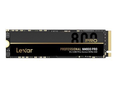 Dysk SSD Lexar Professional NM800 Pro 512GB M.2 2280 PCI-E x4 Gen4 NVMe (LNM800P512G-RNNNG) | Lexar Dysk SSD Lexar Professional NM800 Pro 512GB M.2 2280 PCI-E x4 Gen4 NVMe (LNM800P512G-RNNNG) | Lexar