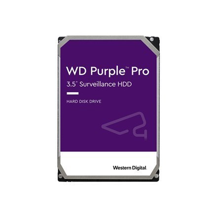 Dysk twardy do monitoringu Western Digital Purple Pro WD121PURP o pojemności 12000 GB, z prędkością obrotową 7200 RPM Dysk twardy do monitoringu Western Digital Purple Pro WD121PURP o pojemności 12000 GB, z prędkością obrotową 7200 RPM