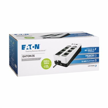 Eaton | UPS | 3S 550 DIN | 550 VA | 330 W | V Eaton | UPS | 3S 550 DIN | 550 VA | 330 W | V