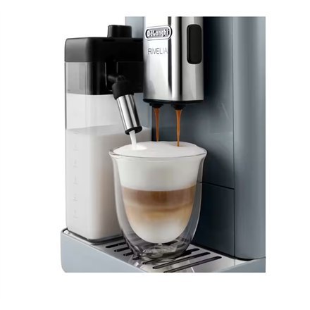Ekspres do kawy Delonghi | EXAM440.55.G Rivelia | Ciśnienie pompy 19 bar | Wbudowany spieniacz do mleka | Automatyczny | 1450 W Ekspres do kawy Delonghi | EXAM440.55.G Rivelia | Ciśnienie pompy 19 bar | Wbudowany spieniacz do mleka | Automatyczny | 1450 W