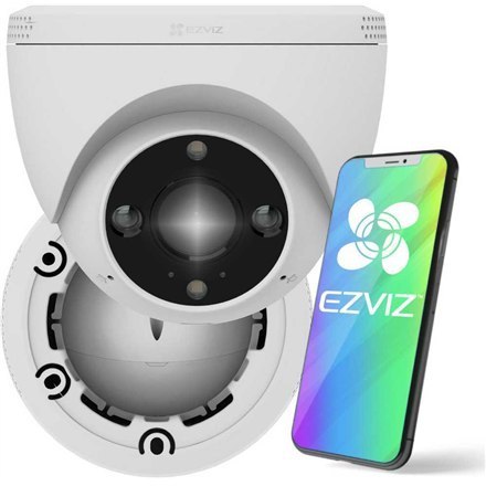 EZVIZ IP camera H4 dome Wi-Fi 3Mpix protection IP67 lens 28mm H.265 IR 30m LED 15m, White EZVIZ IP camera H4 dome Wi-Fi 3Mpix protection IP67 lens 28mm H.265 IR 30m LED 15m, White