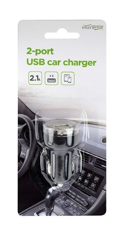 EnerGenie | A | EG-U2C2A-CAR-02 | 2-portowa ładowarka samochodowa USB EnerGenie | A | EG-U2C2A-CAR-02 | 2-portowa ładowarka samochodowa USB