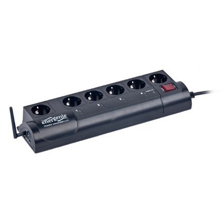 EnerGenie EG-PMS2-LANSW - surge protector | Output Connector Qty 5 | Black EnerGenie EG-PMS2-LANSW - surge protector | Output Connector Qty 5 | Black