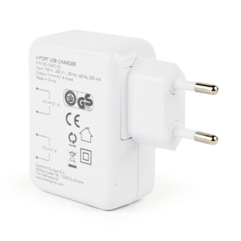EnerGenie | EG-U4AC-02 | Uniwersalna ładowarka USB EnerGenie | EG-U4AC-02 | Uniwersalna ładowarka USB