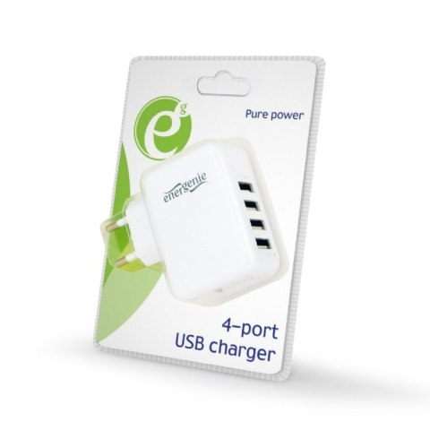 EnerGenie | EG-U4AC-02 | Uniwersalna ładowarka USB EnerGenie | EG-U4AC-02 | Uniwersalna ładowarka USB