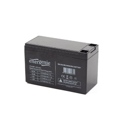 EnerGenie | Rechargeable battery for UPS | BAT-12V7.5AH EnerGenie | Rechargeable battery for UPS | BAT-12V7.5AH
