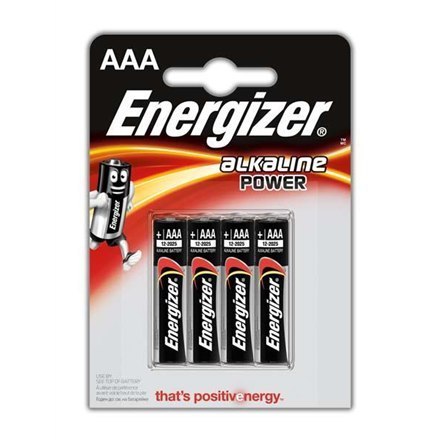 Energizer | AAA/LR03 | Zasilanie alkaliczne | 4 szt. Energizer | AAA/LR03 | Zasilanie alkaliczne | 4 szt.