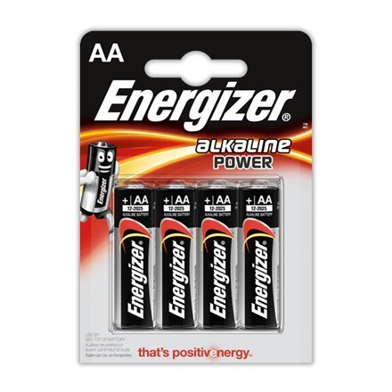 Energizer | AA/LR6 | Baterie alkaliczne | 4 szt. Energizer | AA/LR6 | Baterie alkaliczne | 4 szt.