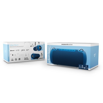 Energy Sistem Urban Box 6 Navy Energy Sistem | Głośnik | Urban Box | 40 W | Bluetooth | Navy | Połączenie bezprzewodowe Energy Sistem Urban Box 6 Navy Energy Sistem | Głośnik | Urban Box | 40 W | Bluetooth | Navy | Połączenie bezprzewodowe