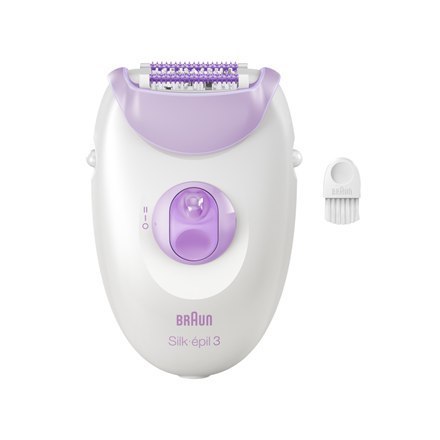 Epilator | SE3-000 Silk épil 3 | Number of power levels 2 | White/Purple Epilator | SE3-000 Silk épil 3 | Number of power levels 2 | White/Purple