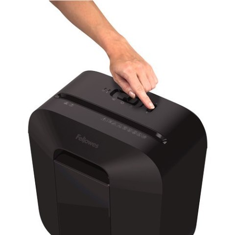 Fellowes Powershred | LX25 | Particle cut | Shredder | P-4 | Credit cards | Staples | Paper clips | Paper | 11.5 litres | Black Fellowes Powershred | LX25 | Particle cut | Shredder | P-4 | Credit cards | Staples | Paper clips | Paper | 11.5 litres | Black