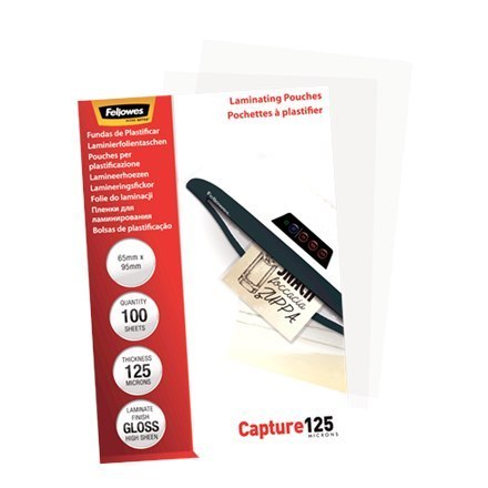 Fellowes | Woreczki do laminowania | 64 x 95 mm Fellowes | Woreczki do laminowania | 64 x 95 mm