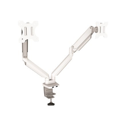 Fellowes arm for 2 monitors - Platinum white Fellowes arm for 2 monitors - Platinum white