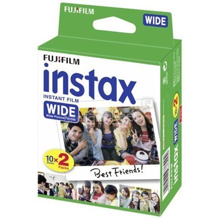 Folia Fujifilm Instax Wide Glossy (10plx2) | 108 x 86 mm | Pakiet 20 szt. | Gwarancja 24 m-ce Folia Fujifilm Instax Wide Glossy (10plx2) | 108 x 86 mm | Pakiet 20 szt. | Gwarancja 24 m-ce