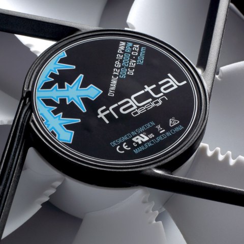 Fractal Design | Dynamic X2 GP-12 PWM Black | White blades, black frame | Case fan Fractal Design | Dynamic X2 GP-12 PWM Black | White blades, black frame | Case fan