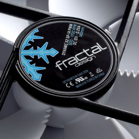 Fractal Design | Dynamic X2 GP-14 PWM | White blades, black frame | Case fan Fractal Design | Dynamic X2 GP-14 PWM | White blades, black frame | Case fan