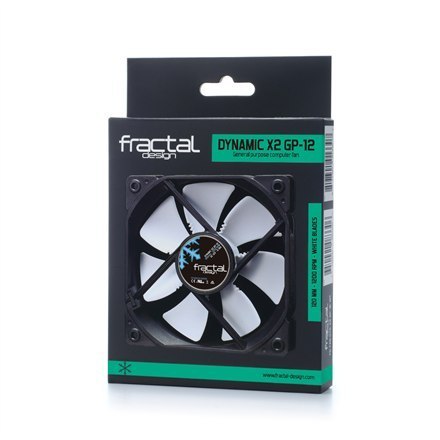 Fractal Design Dynamic X2 GP-12 White Fractal Design | Dynamic X2 GP-12 | White blades, black frame Fractal Design Dynamic X2 GP-12 White Fractal Design | Dynamic X2 GP-12 | White blades, black frame