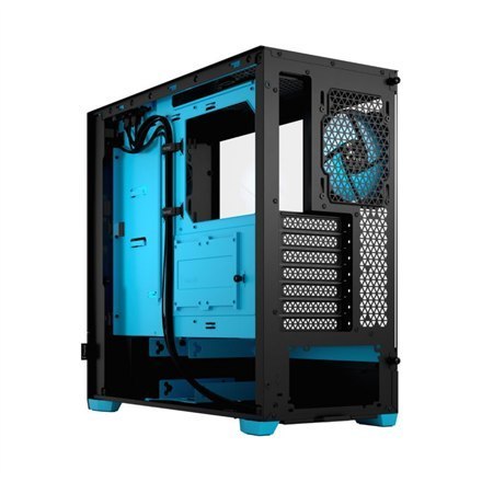 Fractal Design | Pop Air RGB | Okno boczne | Cyan Core TG Clear Tint | ATX, mATX, Mini ITX | Zasilacz w zestawie Nie | ATX