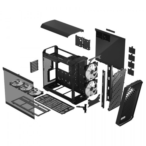 Fractal Design | Torrent Black RGB TG Light Tint | FD-C-TOR1A-04 | Black | Zasilacz w zestawie | ATX