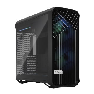 Fractal Design | Torrent Compact RGB TG Light Tint | Side window | Black | Power supply included | ATX