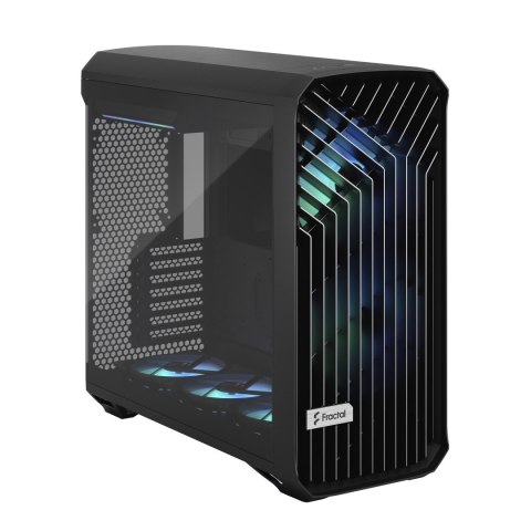 Fractal Design | Torrent Compact RGB TG Light Tint | Side window | Black | Power supply included | ATX