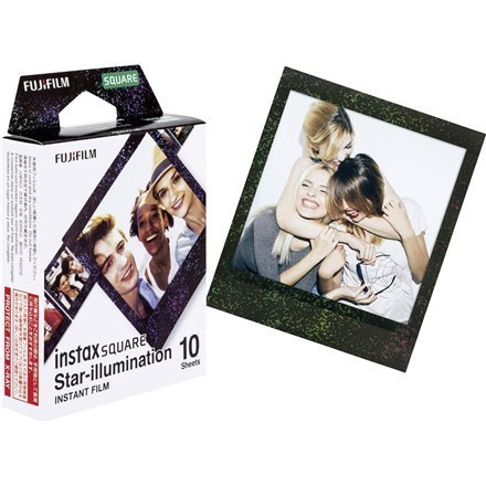 Fujifilm | Instax Square star Illumination Instant film (10pl) | 86 x 72 mm | Print Size: 86mm x 72mm, Image size: 62mm x 62mm | Fujifilm | Instax Square star Illumination Instant film (10pl) | 86 x 72 mm | Print Size: 86mm x 72mm, Image size: 62mm x 62mm |
