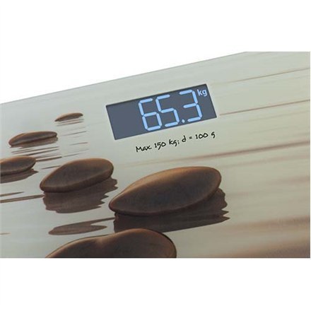 Gallet | Waga osobowa Pierres beiges | GALPEP951 | Maksymalna waga (nośność) 150 kg | Dokładność 100 g | Zdjęcie z motywem Gallet | Waga osobowa Pierres beiges | GALPEP951 | Maksymalna waga (nośność) 150 kg | Dokładność 100 g | Zdjęcie z motywem