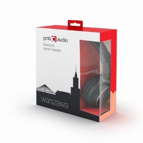 Gembird | BHP-WAW | Stereofoniczny zestaw słuchawkowy Bluetooth "Warszawa" | Bezprzewodowy | Nauszny | Bezprzewodowy | Czarny Gembird | BHP-WAW | Stereofoniczny zestaw słuchawkowy Bluetooth "Warszawa" | Bezprzewodowy | Nauszny | Bezprzewodowy | Czarny