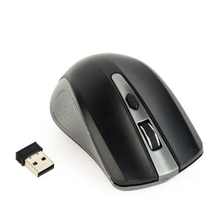 Gembird | Bezprzewodowa mysz optyczna 2,4 GHz | MUSW-4B-04-GB | Mysz optyczna | USB | Spacegrey/Black Gembird | Bezprzewodowa mysz optyczna 2,4 GHz | MUSW-4B-04-GB | Mysz optyczna | USB | Spacegrey/Black