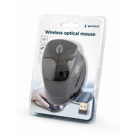 Gembird | Bezprzewodowa mysz optyczna | MUSW-6B-02 | Mysz optyczna | USB | Czarny Gembird | Bezprzewodowa mysz optyczna | MUSW-6B-02 | Mysz optyczna | USB | Czarny