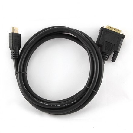 Gembird | CC-HDMI-DVI-0.5M | Męski | 19 pin HDMI Typ A | Męski | 18+1 pin cyfrowy DVI (Single-Link) | 0.5 m | Czarny Gembird | CC-HDMI-DVI-0.5M | Męski | 19 pin HDMI Typ A | Męski | 18+1 pin cyfrowy DVI (Single-Link) | 0.5 m | Czarny