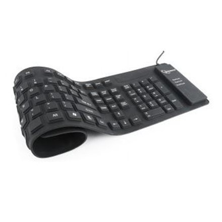 Gembird | Flexible keyboard | Wired | US | USB + PS/2 Gembird | Flexible keyboard | Wired | US | USB + PS/2