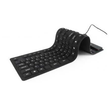 Gembird | Flexible keyboard | Wired | US | USB + PS/2 Gembird | Flexible keyboard | Wired | US | USB + PS/2
