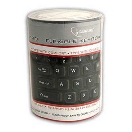 Gembird | Flexible keyboard | Wired | US | USB + PS/2 Gembird | Flexible keyboard | Wired | US | USB + PS/2