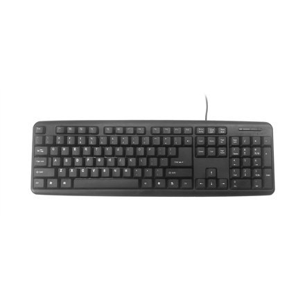 Gembird | KB-U-103-RU | Standard | Wired | EN/RU | 1.4 m | Black | 424 g Gembird | KB-U-103-RU | Standard | Wired | EN/RU | 1.4 m | Black | 424 g
