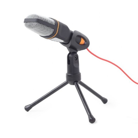 Gembird | Mikrofon biurkowy ze statywem | MIC-D-03 | Wbudowany mikrofon | 3,5 mm | Czarny Gembird | Mikrofon biurkowy ze statywem | MIC-D-03 | Wbudowany mikrofon | 3,5 mm | Czarny