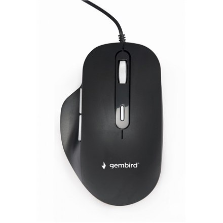 Gembird | Mysz optyczna USB LED | MUS-6B-02 | Mysz optyczna | Czarny Gembird | Mysz optyczna USB LED | MUS-6B-02 | Mysz optyczna | Czarny