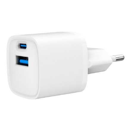 Gembird TA-UC-PDQC20-W-01 2-port 20W USB Fast Charger Gembird TA-UC-PDQC20-W-01 2-port 20W USB Fast Charger