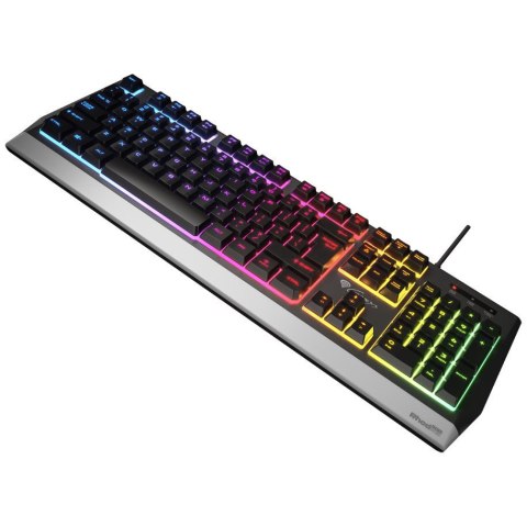 Genesis | Rhod 300 RGB | Klawiatura dla graczy | Podświetlenie LED RGB | USA | Czarna | Przewodowa | 1,75 m Genesis | Rhod 300 RGB | Klawiatura dla graczy | Podświetlenie LED RGB | USA | Czarna | Przewodowa | 1,75 m