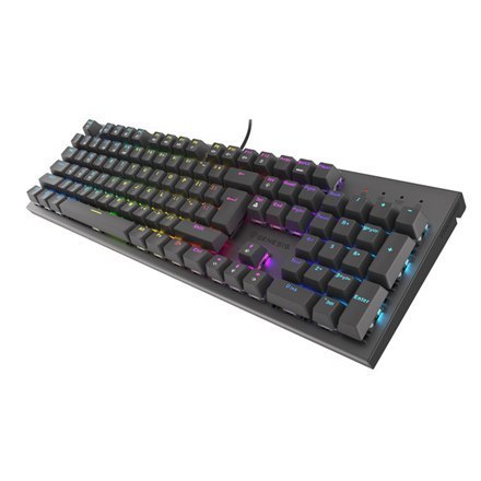 Genesis | THOR 303 | Mechaniczna klawiatura dla graczy | Podświetlenie LED RGB | USA | Czarna | Przewodowa | USB Type-A | 1152 g Genesis | THOR 303 | Mechaniczna klawiatura dla graczy | Podświetlenie LED RGB | USA | Czarna | Przewodowa | USB Type-A | 1152 g