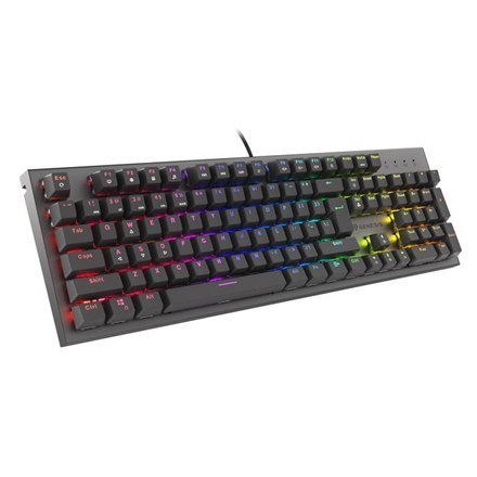 Genesis | THOR 303 | Mechaniczna klawiatura dla graczy | Podświetlenie LED RGB | USA | Czarna | Przewodowa | USB Type-A | 1152 g Genesis | THOR 303 | Mechaniczna klawiatura dla graczy | Podświetlenie LED RGB | USA | Czarna | Przewodowa | USB Type-A | 1152 g