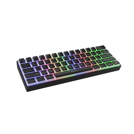 Genesis | THOR 660 RGB | Gaming keyboard | RGB LED light | US | Black | Wireless/Wired | 1.5 m | Gateron Red Switch | Wireless c Genesis | THOR 660 RGB | Gaming keyboard | RGB LED light | US | Black | Wireless/Wired | 1.5 m | Gateron Red Switch | Wireless c