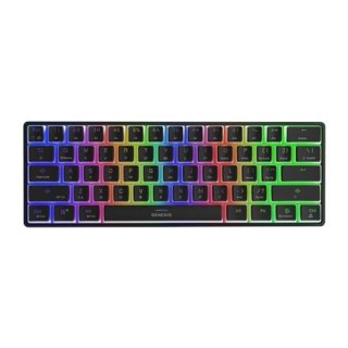 Genesis | THOR 660 RGB | Mechaniczna klawiatura dla graczy | Podświetlenie LED RGB | USA | Czarna | Bezprzewodowa | Bluetooth |
