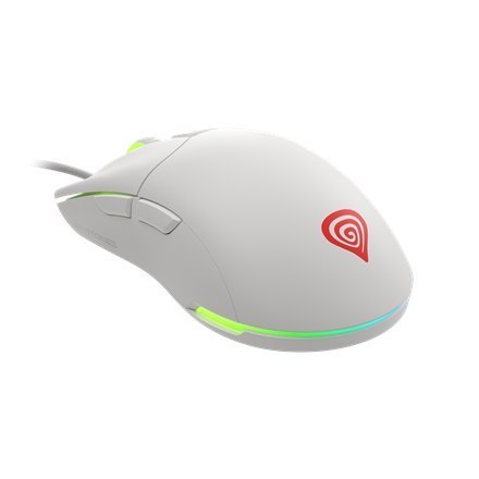 Genesis | Ultralekka mysz dla graczy | Przewodowa | Krypton 750 | Optyczna | Mysz dla graczy | USB 2.0 | Biała | Tak Genesis | Ultralekka mysz dla graczy | Przewodowa | Krypton 750 | Optyczna | Mysz dla graczy | USB 2.0 | Biała | Tak