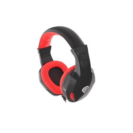 GENESIS ARGON 110 Gaming Headset, nauszny, przewodowy, mikrofon, czarny/czerwony | Genesis | ARGON 110 | przewodowy | nauszny GENESIS ARGON 110 Gaming Headset, nauszny, przewodowy, mikrofon, czarny/czerwony | Genesis | ARGON 110 | przewodowy | nauszny