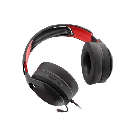 GENESIS Gaming Headset RADON 610, przewodowy, czarny/czerwony | Genesis | Gaming Headset | RADON 610 GENESIS Gaming Headset RADON 610, przewodowy, czarny/czerwony | Genesis | Gaming Headset | RADON 610