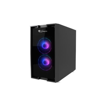 GENESIS IRID 353 ARGB Pc case, Micro tower, 2xUSB 2.0, 2x Jack, 1xUSB 3.0, Black | Genesis | IRID 353 ARGB | Black | ATX | Power GENESIS IRID 353 ARGB Pc case, Micro tower, 2xUSB 2.0, 2x Jack, 1xUSB 3.0, Black | Genesis | IRID 353 ARGB | Black | ATX | Power