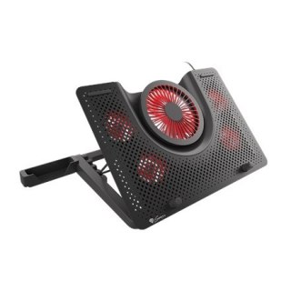 GENESIS Laptop cooling pad, OXID 550 15.6-17.3 5 FANS, LED LIGHT, 1 USB | Genesis | Laptop cooling pad, OXID 550 | Black | 400 x